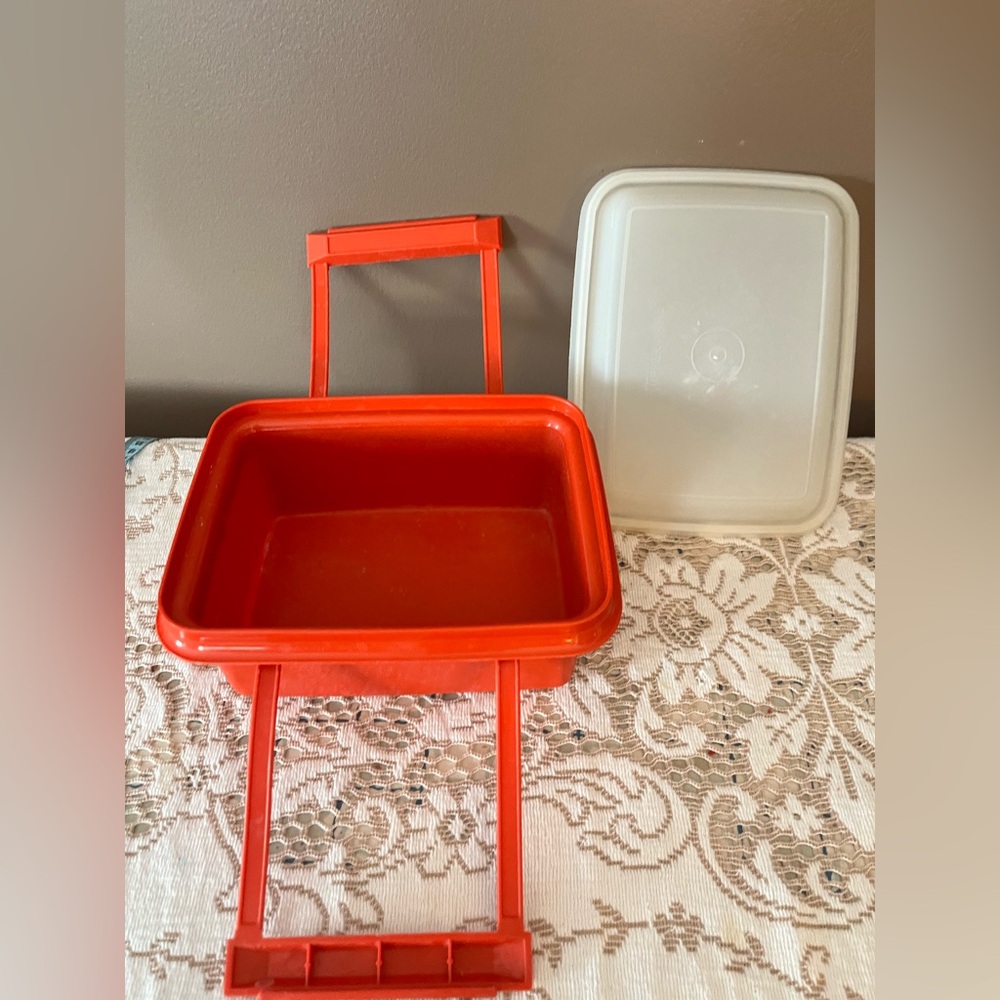 Tupperware Paprika Pack N Carry Lunch Box Set Storage & 2 containers. - Picture 9 of 9